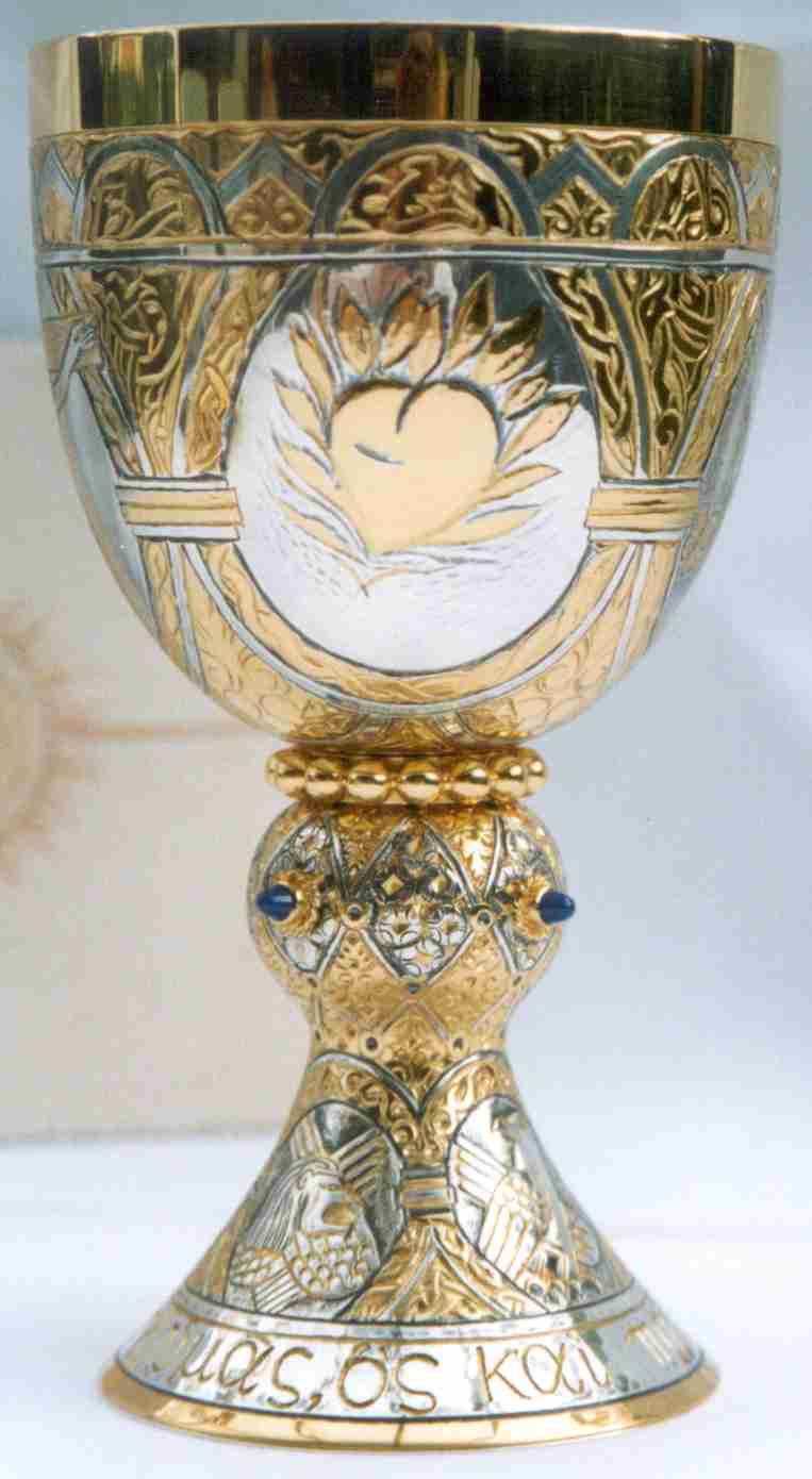 Darstellung eines brennenden Herzen f&uuml;r den Hl. Franz von Sales