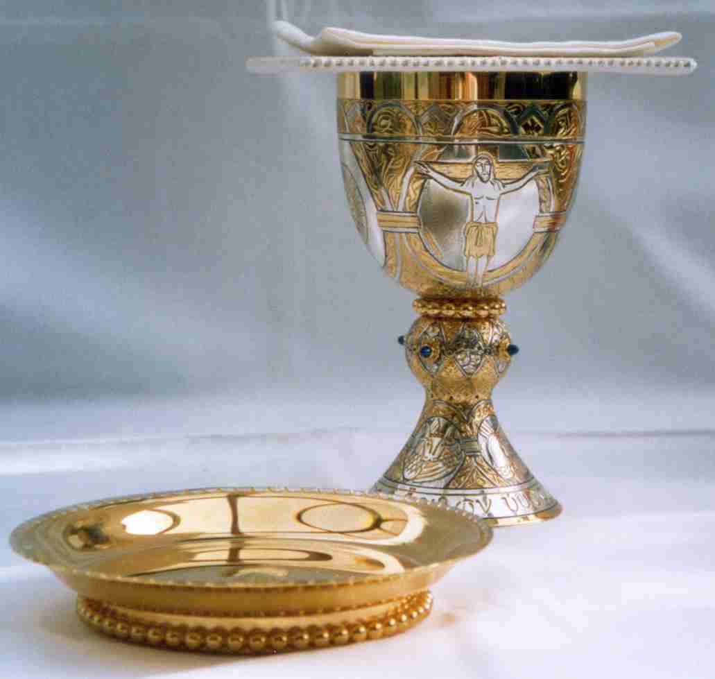 Kelch und Hostienschale